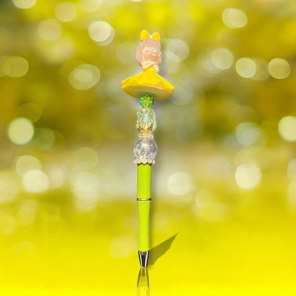 Yellow Dress Girl Pen